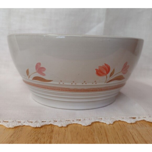Franciscan Betsy Tulip 8" Serving Bowl Stoneware USA VTG 1979-1982  RARE - EUC - Picture 1 of 7